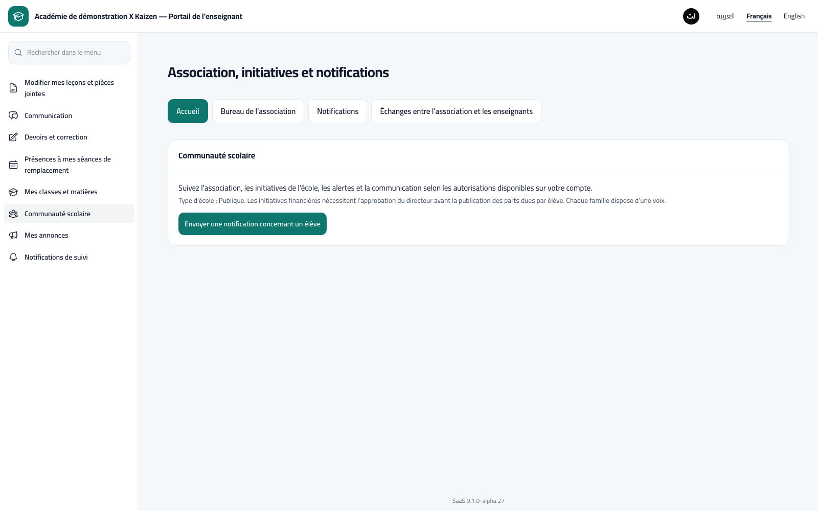 Communauté, initiatives et votes