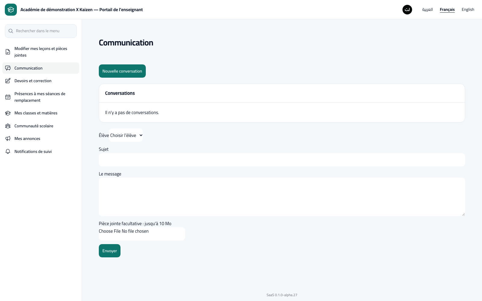 Correspondance et communication