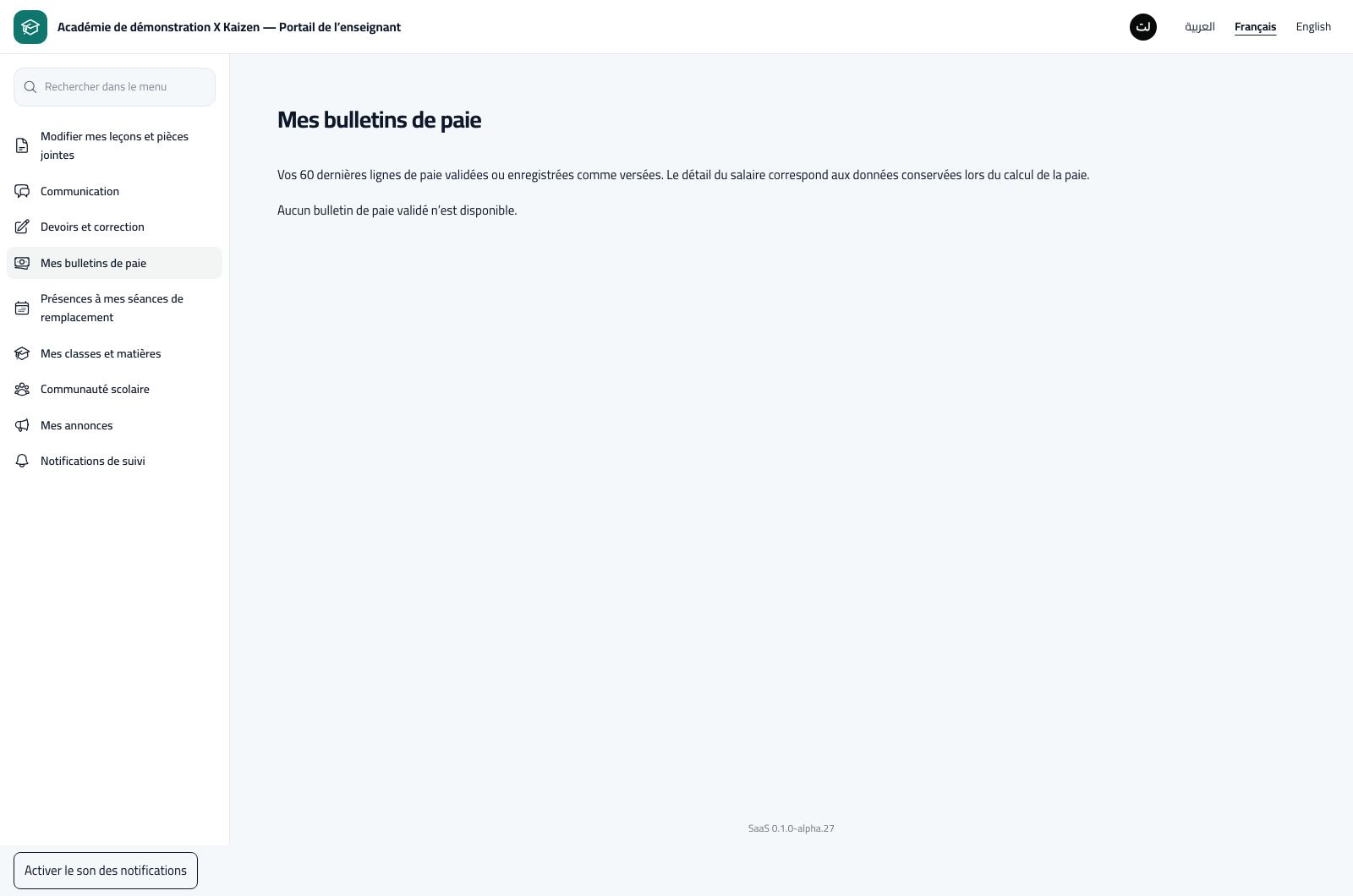 Mes bulletins de salaire